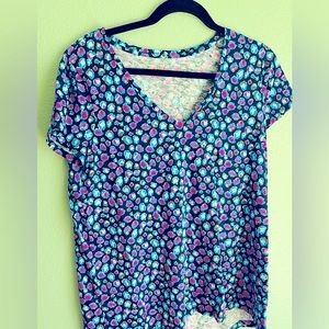 🌸 EUC Lilly Pulitzer Etta Scoopneck Tee